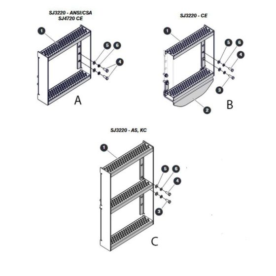 Ladder for Skyjack SJ3220 DC Scissor Lift