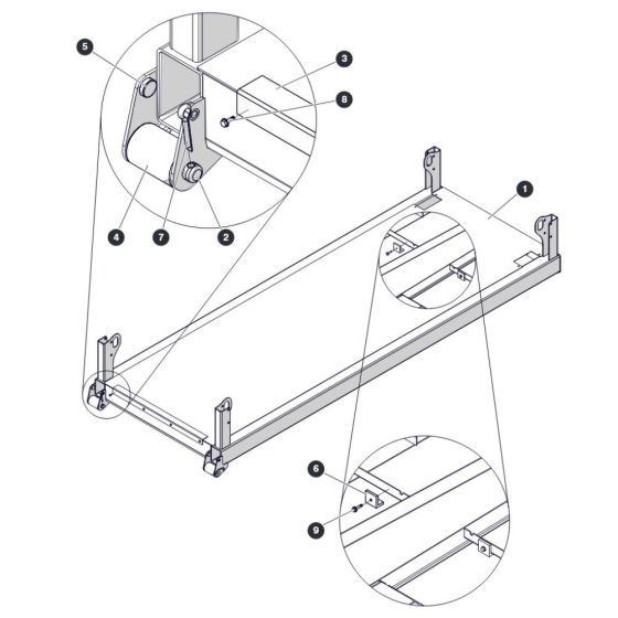 Main Platform for Skyjack SJ3220 DC Scissor Lift