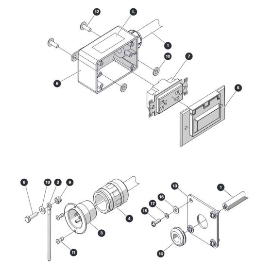 Platform A/C Outlet for Skyjack SJ3220 DC Scissor Lift