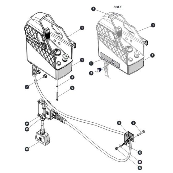 Platform Control Box for Skyjack SJ3220 DC Scissor Lift