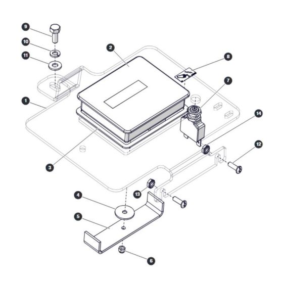 Skycoded Display Module for Skyjack SJ3220 DC Scissor Lift