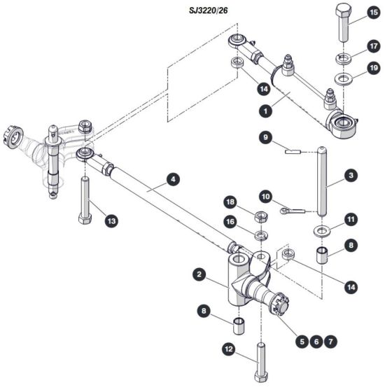 Steering for Skyjack SJ3220 DC Scissor Lift