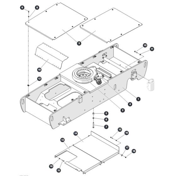 Base Assembly for Skyjack SJ45 AJEplus Articulating Boom