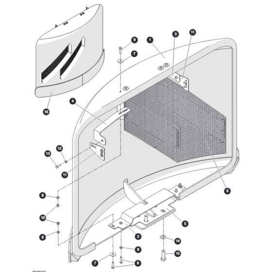 Cowling - Front Assembly for Skyjack SJ45 AJEplus Articulating Boom