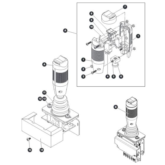 Drive / Steer Controller Assembly for Skyjack SJ45 AJEplus Articulating Boom