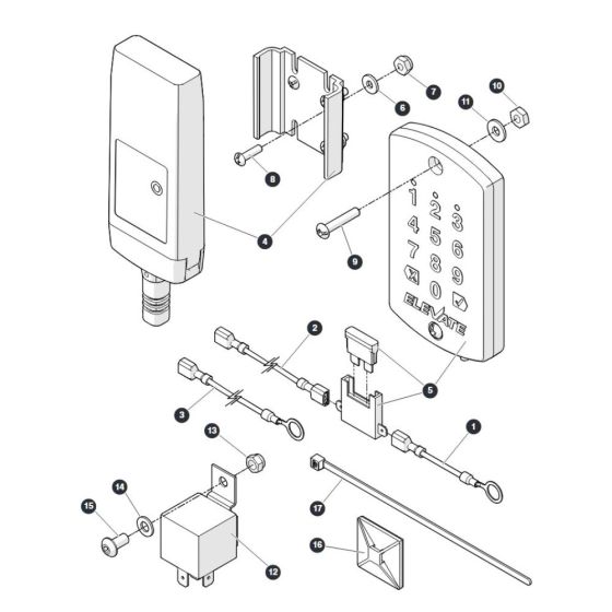 Elevate Telematics Assembly for Skyjack SJ45 AJEplus Articulating Boom