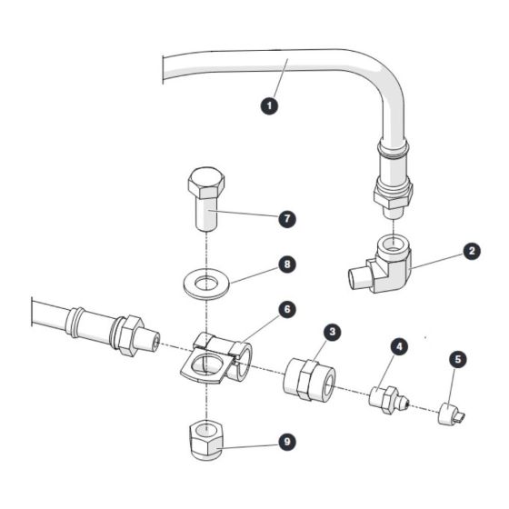 Grease Line Assembly for Skyjack SJ45 AJEplus Articulating Boom