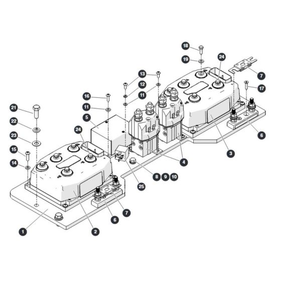 Motor Controller Panel Assembly for Skyjack SJ45 AJEplus Articulating Boom