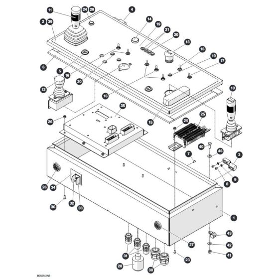 Platform Control Box Assembly for Skyjack SJ45 AJEplus Articulating Boom