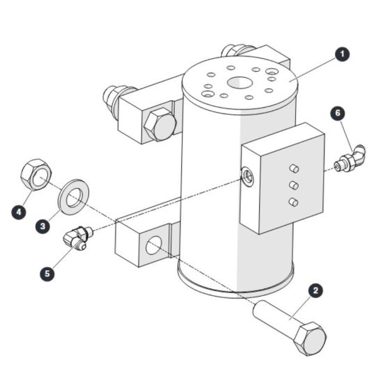 Rotary Actuator Assembly for Skyjack SJ45 AJEplus Articulating Boom