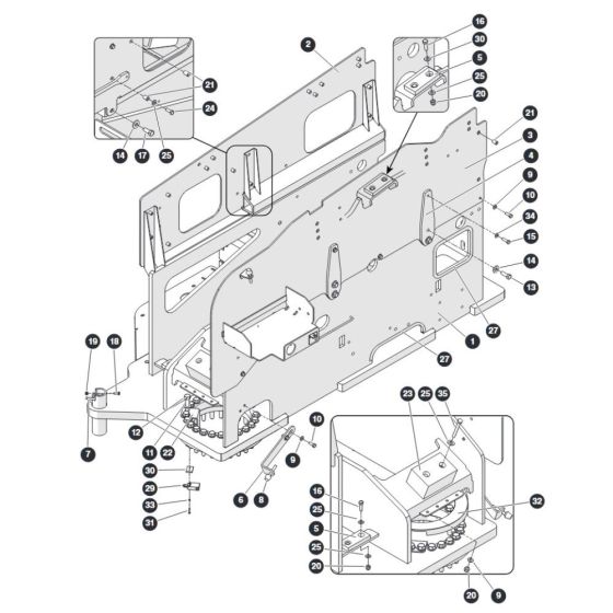 Turret Assembly for Skyjack SJ45 AJEplus Articulating Boom