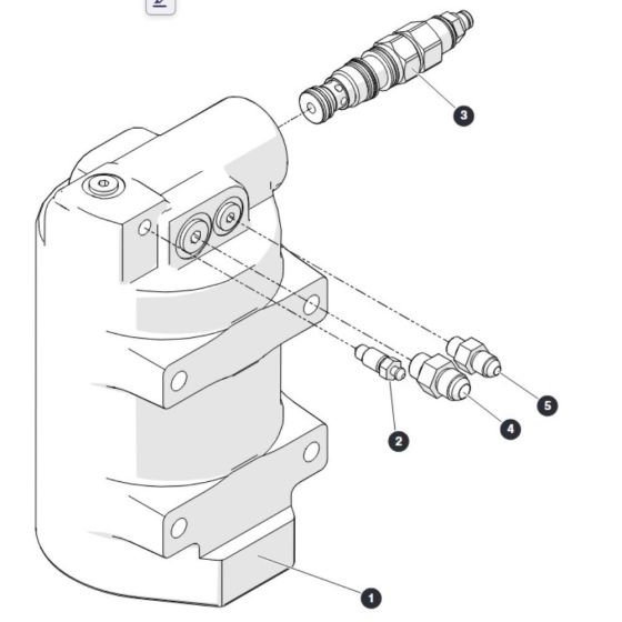 Axle Lock Cylinder for Skyjack SJ45 AJHEplus Articulating Boom