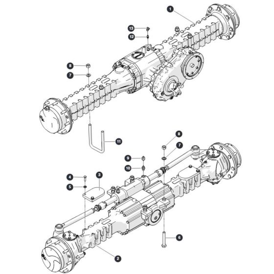 Axles for Skyjack SJ45 AJHEplus Articulating Boom