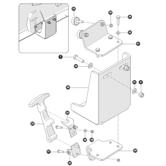 Cowling - Engine Side-1 for Skyjack SJ45 AJHEplus Articulating Boom