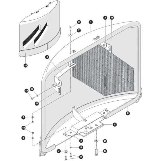 Cowling - Front for Skyjack SJ45 AJHEplus Articulating Boom
