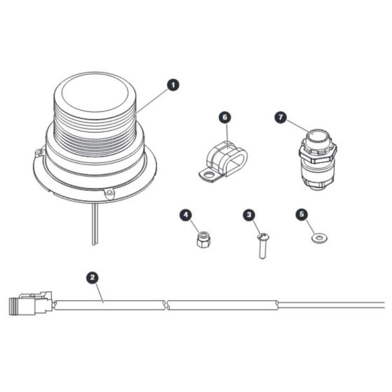 Flashing Light for Skyjack SJ45 AJHEplus Articulating Boom
