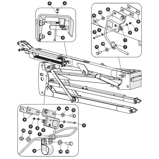 Limit Switches for Skyjack SJ45 AJHEplus Articulating Boom
