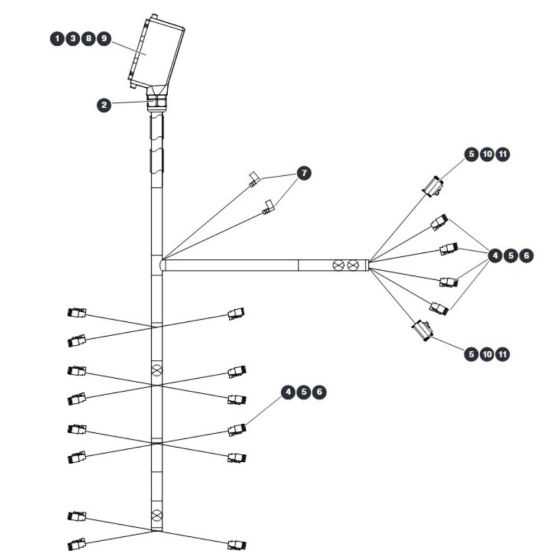 Main Harness for Skyjack SJ45 AJHEplus Articulating Boom