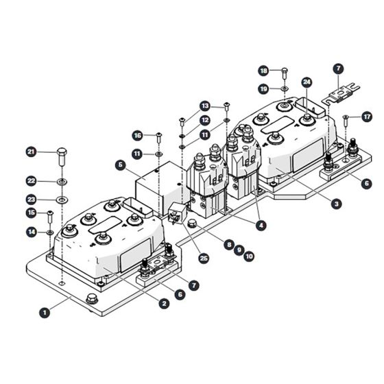 Motor Controller Panel for Skyjack SJ45 AJHEplus Articulating Boom