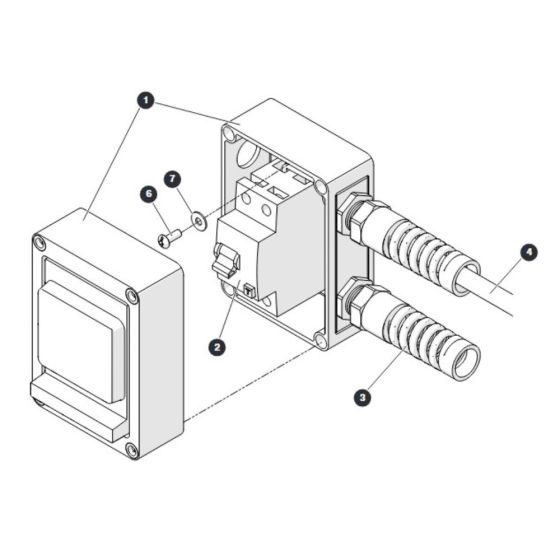 Residual Current Device (RCD) for Skyjack SJ45 AJHEplus Articulating Boom