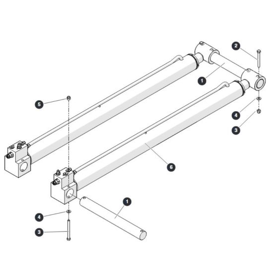 Riser Cylinder Mounting for Skyjack SJ45 AJHEplus Articulating Boom