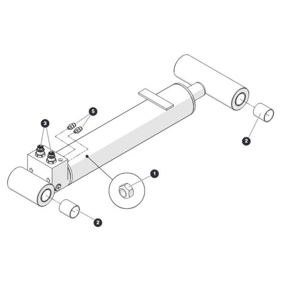 Tilt Cylinder for Skyjack SJ45 AJHEplus Articulating Boom