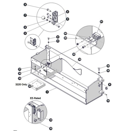 Battery Tray for Skyjack SJ4720 DC Scissor Lift