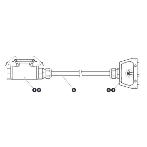 Control Cable - Base to Platform for Skyjack SJ4720 DC Scissor Lift