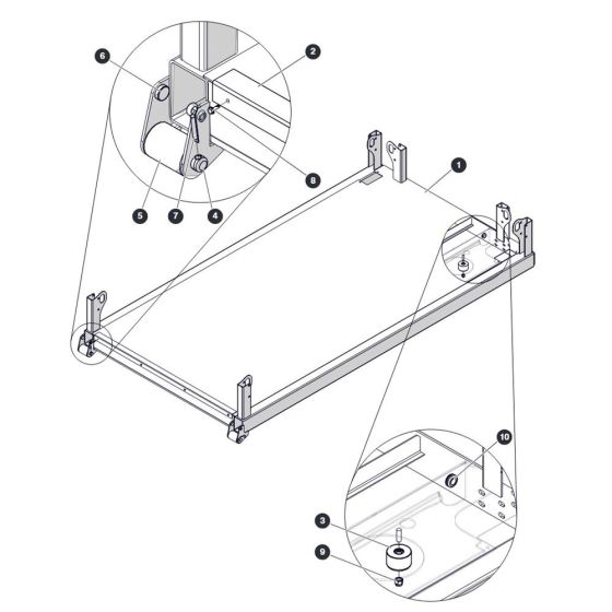 Main Platform for Skyjack SJ4720 DC Scissor Lift