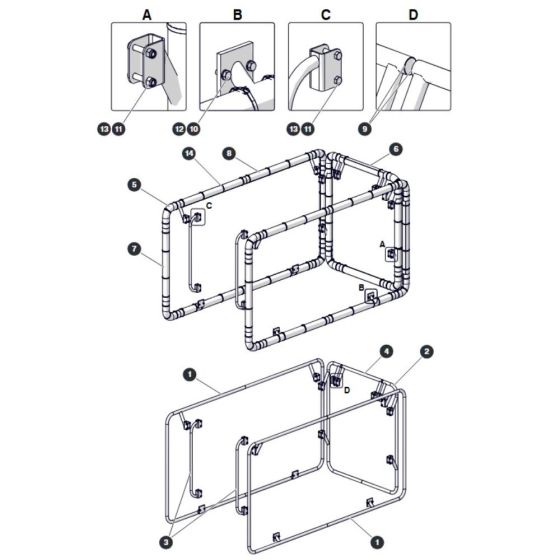 Platform Protection - Aircraft Protection for Skyjack SJ4720 DC Scissor Lift