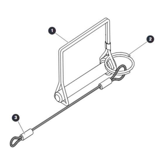 Wire Locking Pin for Skyjack SJ4720 DC Scissor Lift