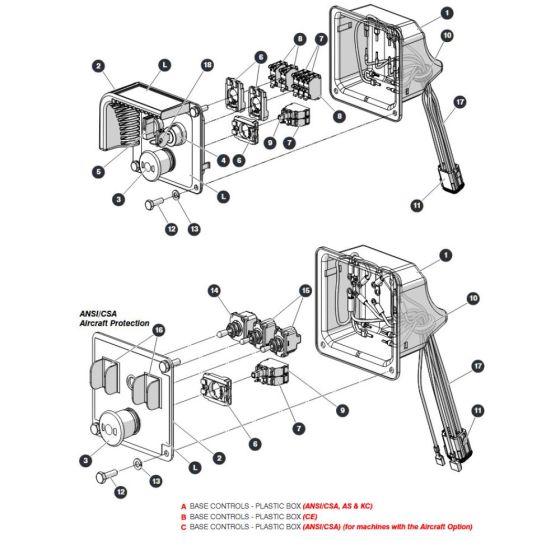 Base Control - Plastic Box for Skyjack SJ4726 DC Scissor Lift