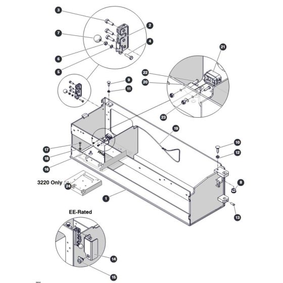 Battery Tray for Skyjack SJ4726 DC Scissor Lift