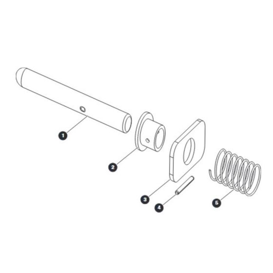 Gate Latch for Skyjack SJ4726 DC Scissor Lift