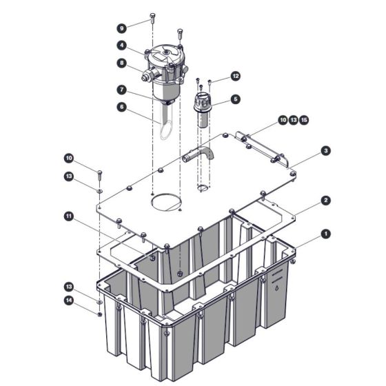 Hydraulic Tank for Skyjack SJ4726 DC Scissor Lift
