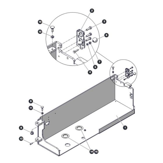 Hydraulic Tray for Skyjack SJ4726 DC Scissor Lift