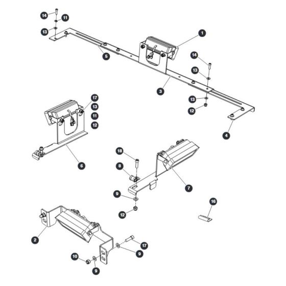 Perimeter Lights for Skyjack SJ4726 DC Scissor Lift