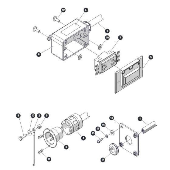 Platform A/C Outlet for Skyjack SJ4726 DC Scissor Lift