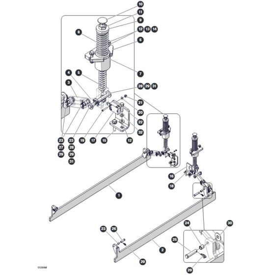 Pothole Protection for Skyjack SJ4726 DC Scissor Lift