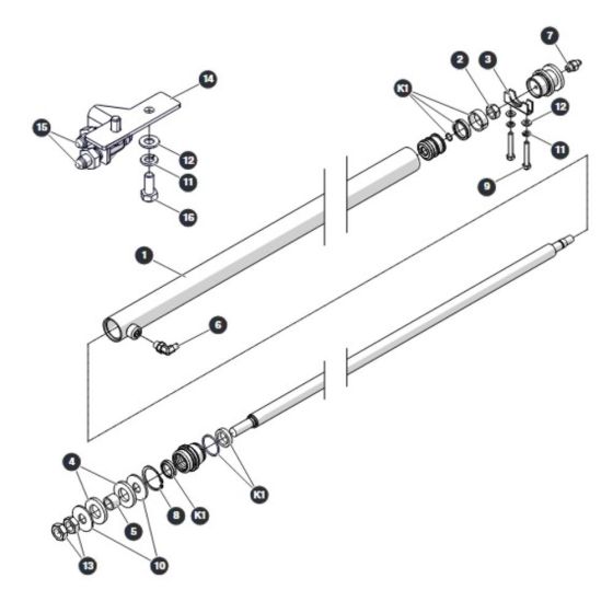 Powerdeck Cylinder for Skyjack SJ4726 DC Scissor Lift