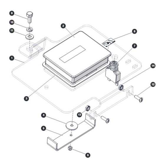 Skycoded Display Module for Skyjack SJ4726 DC Scissor Lift