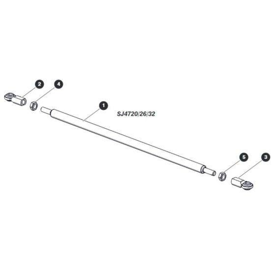 Tie Rod for Skyjack SJ4726 DC Scissor Lift