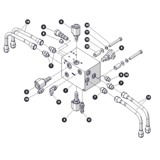Drive Manifold ANSI/CSA for Skyjack SJ4732 DC Scissor Lift