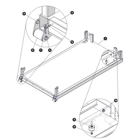 Main Platform for Skyjack SJ4732 DC Scissor Lift
