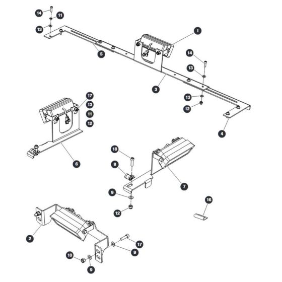 Perimeter Lights for Skyjack SJ4732 DC Scissor Lift