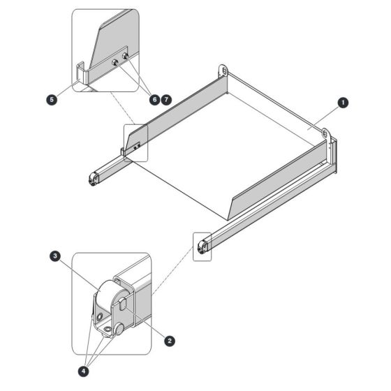 Extension Platform for Skyjack SJ4740 DC Scissor Lift