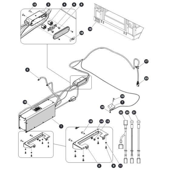 Inverter Group (ANSI/CSA Only) for Skyjack SJ4740 DC Scissor Lift