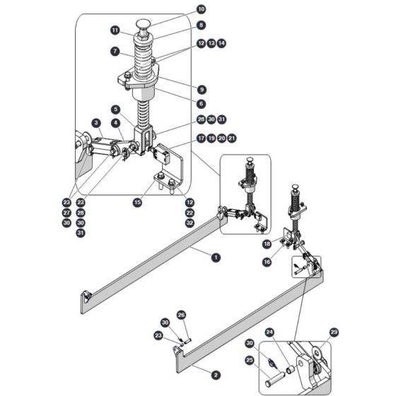 Pothole Protection for Skyjack SJ4740 DC Scissor Lift