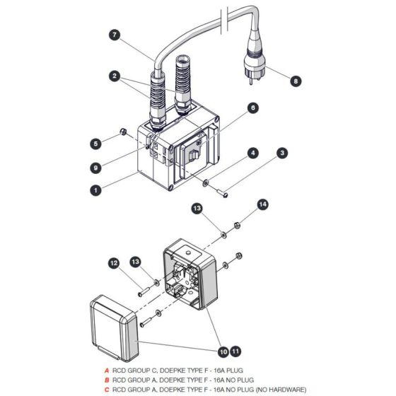 Residual Current Device (CE Only) for Skyjack SJ4740 DC Scissor Lift