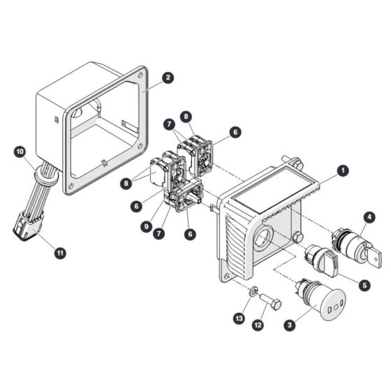 Base Controls for Skyjack SJ4740 E C103007000 - C103999999 DC Scissor Lift